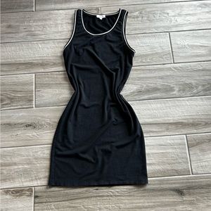 Tank Dress | Heart and Hip Affordable Luxury | Medium  | Back and White |